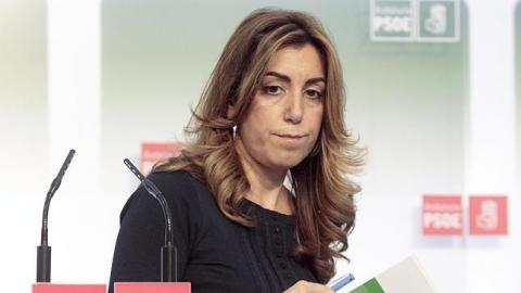 Susana Díaz, actual presidenta de la Junta de Andalucía, así como modelo de discriminación en sus actuaciones y odio ideológico.