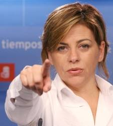 Elena Valenciano, candidata a las europeas y candidata muy criticada por el líder europeo del Socialismo, dada su escasa preparación.