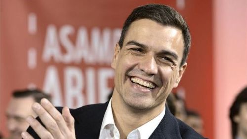 Pedro Sánchez Pérez-Castejón --conocido como 'El viru'-- actual líder del PSOE y candidato del PSOE al Gobierno de la nación.