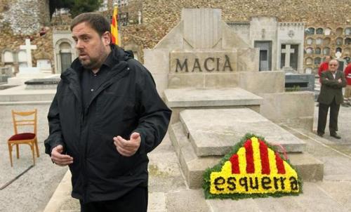 Oriol Junqueras, líder de los despropósitos secesionistas de Cataluña.